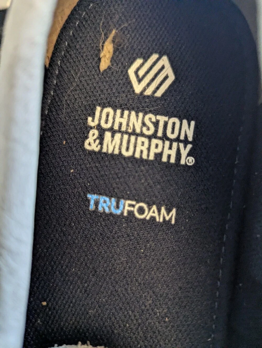 NWOT Mens Johnson & Murphy Hodges Grey Ltwt Trufoam Slip on Shoes Sz 8.5m